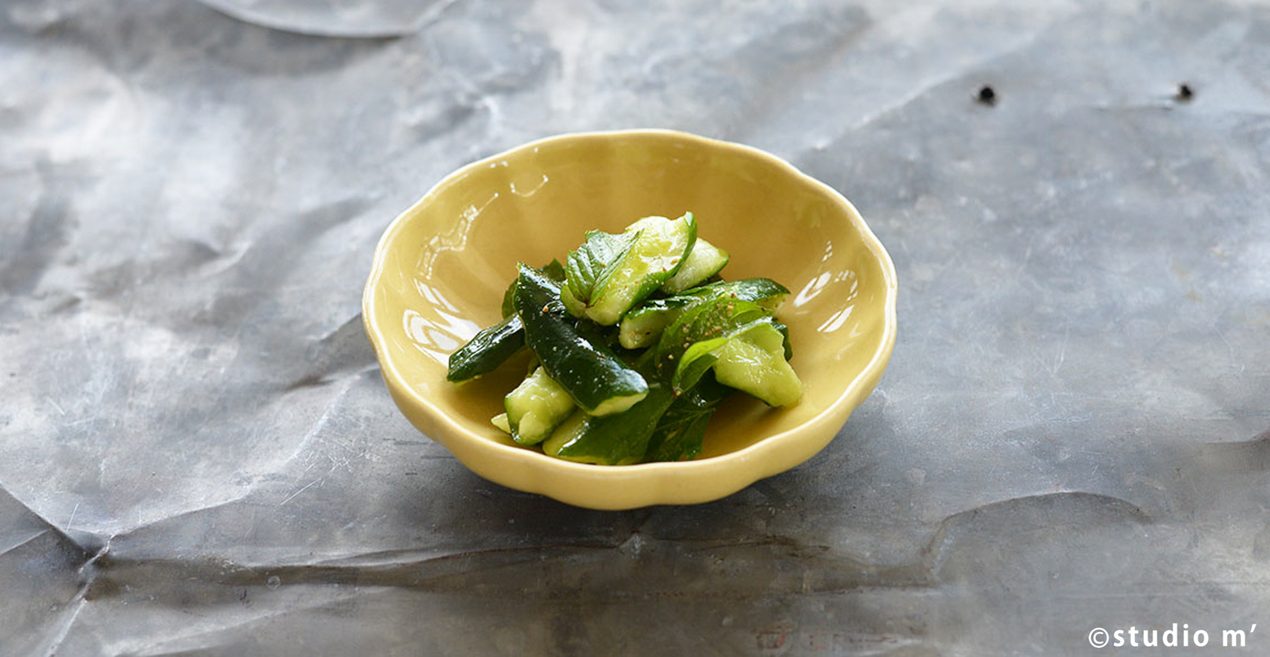 【STUDIO M’料理教室】9分鐘上菜：小黃瓜薄荷沙拉
