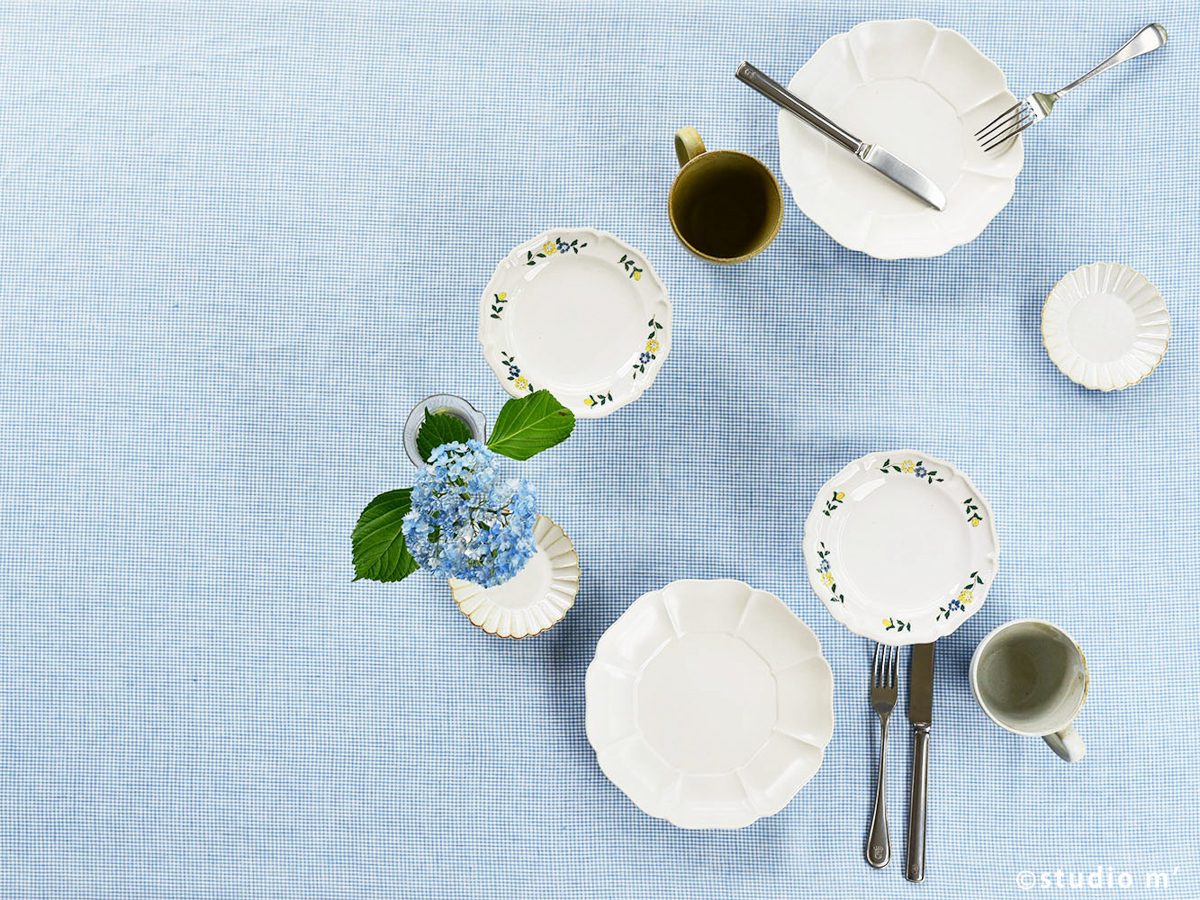 【STUDIO M’ 餐桌佈置秘訣】用白色器皿營造清爽夏季餐桌