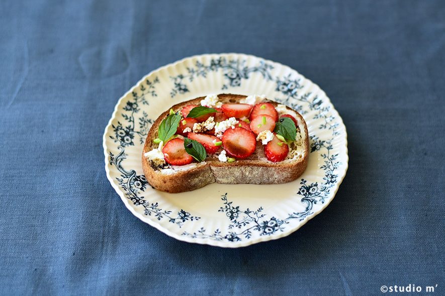 【STUDIO M’料理教室】9分鐘上菜：草莓開放式三明治