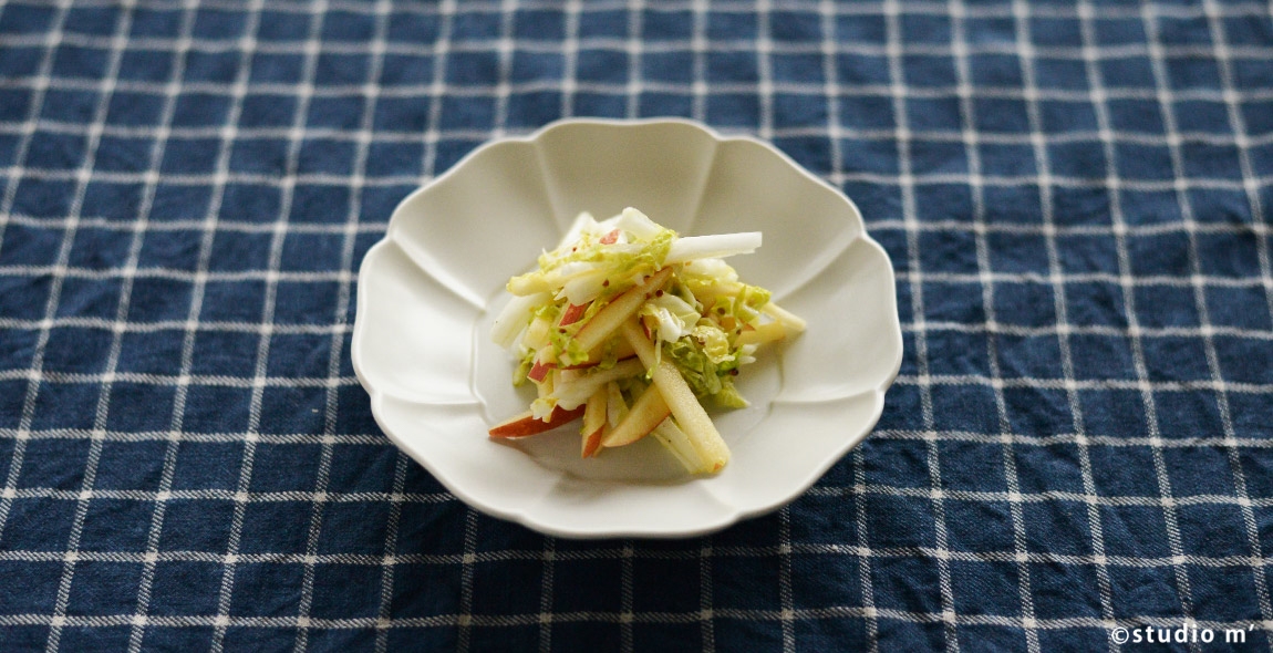 【STUDIO M’料理教室】9分鐘上菜：蜂蜜白菜蘋果沙拉