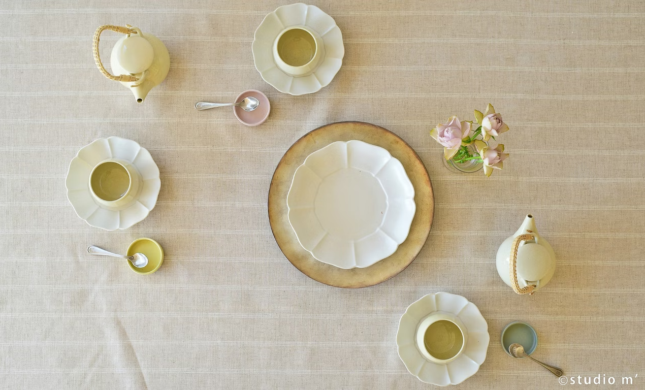 【STUDIO M’餐桌的藝術】在柔和色調中放鬆品嘗熱茶與和菓子